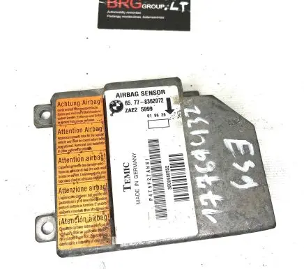 BMW 5 E39 Airbag control unit/module 65778362072 P4T6F27AH81 3500660552