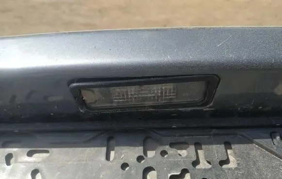 Volkswagen Golf VI Number plate light