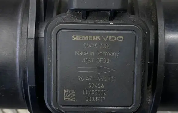 Citroen C2 Mass air flow meter 9647144080 006025021 5WK97004