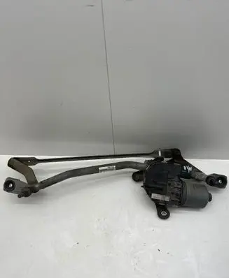 Front wiper linkage and motor
