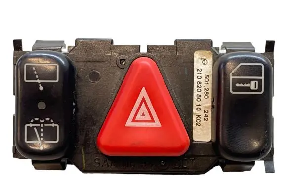 Mercedes-Benz E W210 Hazard light switch 2108208010