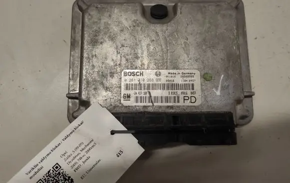 Opel Zafira A Engine control unit/module 0281010268
