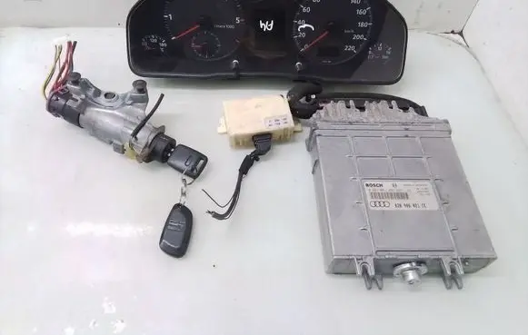 Audi A4 S4 B5 8D Engine ECU kit and lock set 8D0919036A 028906021CE 4A0953234F