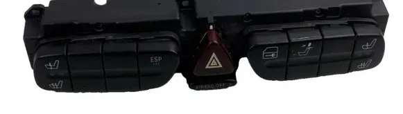 Mercedes-Benz C W203 Hazard light switch 2038208110 1215455002 3306090101