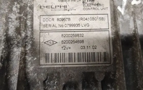 Renault Megane II Engine control unit/module R0410B024B 07999935LVG