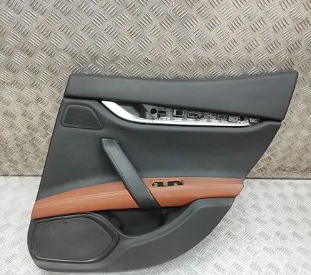 Maserati Ghibli Rear door card panel trim 670018920 06700189200