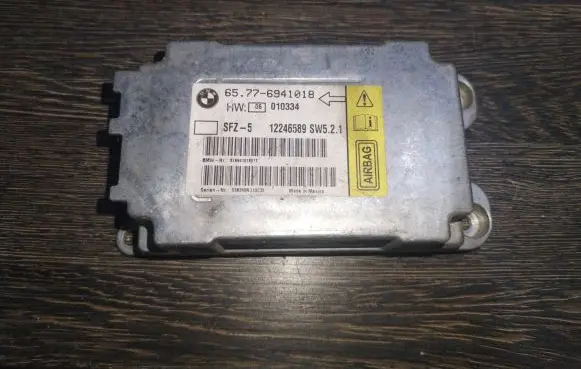 BMW 5 E60 E61 Airbag control unit/module 65776941018 12246589 6941018