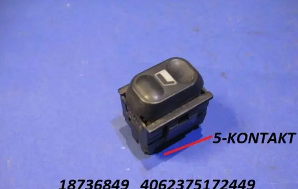 Fiat Ulysse Electric window control switch 18736849 4062375172449