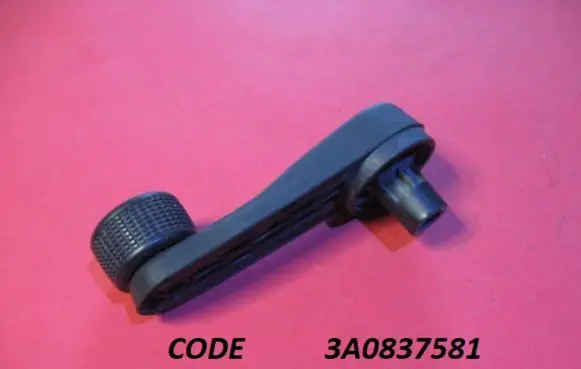 Volkswagen PASSAT B4 Rear door window winding handle 3A0837581