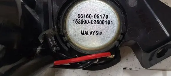 Toyota Avensis T270 Front door high frequency speaker 8616005170 15300002600101