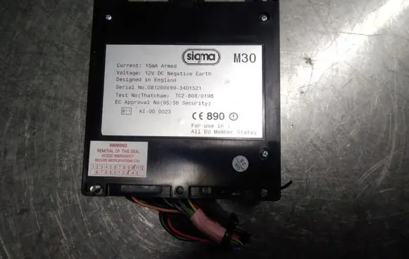 Subaru Outback Alarm control unit/module 081200099 34D1521
