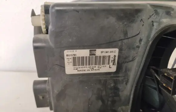 Seat Altea Headlight/headlamp 5P1941005C 89315791