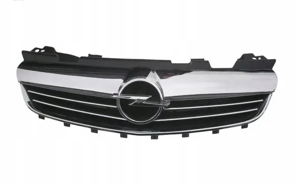 Opel Zafira B Front bumper upper radiator grill 13247331