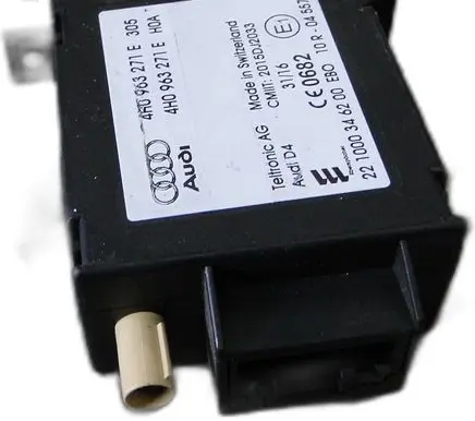 Audi A6 S6 C7 4G Trunk lid opening control unit 4H0963271E