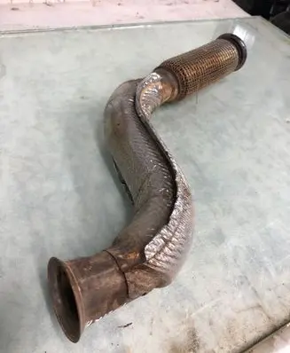 Opel Astra L Muffler pipe connector clamp 