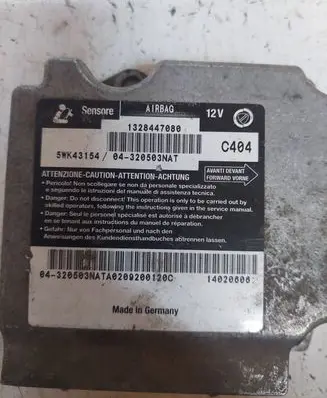 Fiat Ducato Airbag control unit/module 1328447080 5WK43154 04320503NAT