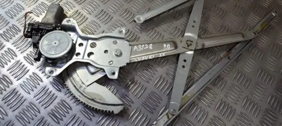 Sliding door window regulator with motor