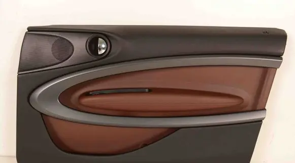 Front door card panel trim