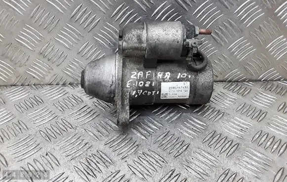 Opel Zafira B Starter motor 8980147432