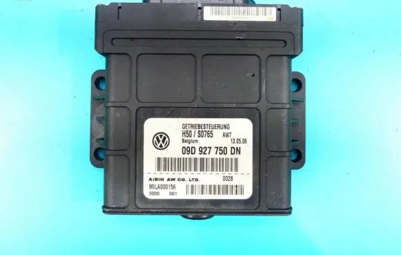 Volkswagen Touareg I Gearbox control unit/module 09D927750DN IMPRK1240180