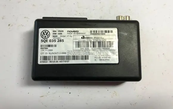 Volkswagen Golf VII Other control units/modules 5QE035285 0192145452 WJLHT6G