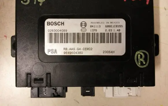 Peugeot 607 Parking PDC control unit/module 9649604380 0263004089 23054H