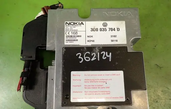 Volkswagen Phaeton Phone control unit/module 3D0035704D