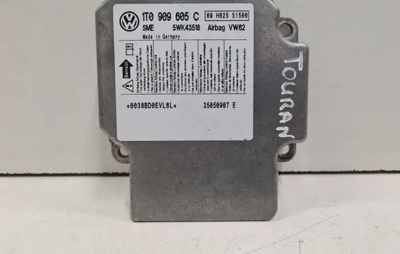 Volkswagen Touran I Airbag control unit/module 1T0909605C 09H025S1500 5WK43518