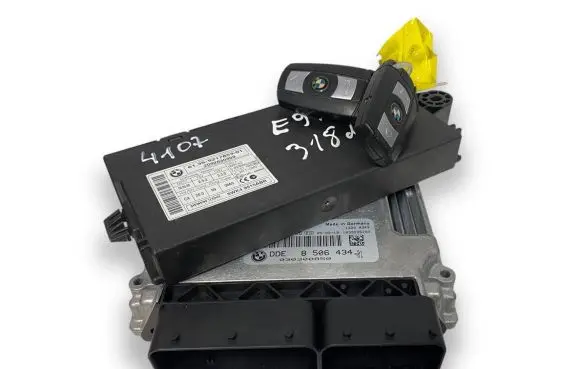 BMW 3 E90 E91 Engine ECU kit and lock set 8506434 0281016106 9217853