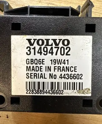 Volvo V60 Other control units/modules 31494702 4436602 GBQ6E19W41