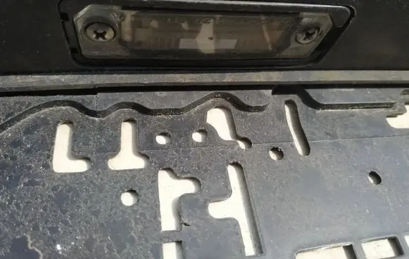 Volkswagen Polo Number plate light