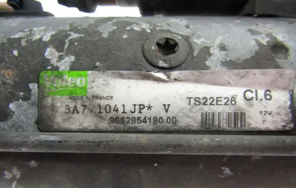 Citroen Berlingo Starter motor ts22e26