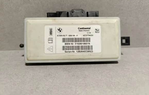 BMW 5 F10 F11 Airbag control unit/module 31928018601N 12B2640C08923 A2C37764200
