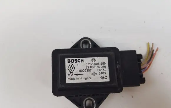 Renault Megane III ESP acceleration yaw rate sensor 0265005259 8200074266