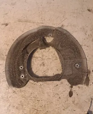 BMW X6 M Front brake disc dust cover plate 
