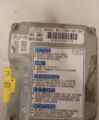 Honda Accord Airbag control unit/module 77960SN7G81