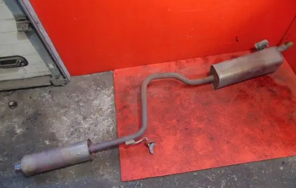 Audi A1 Muffler/silencer 2Q0253211AB 2Q0253611N