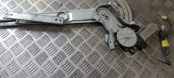 Sliding door window regulator with motor