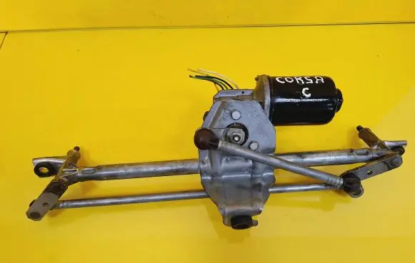 Opel Corsa C Front wiper linkage and motor 91498-232