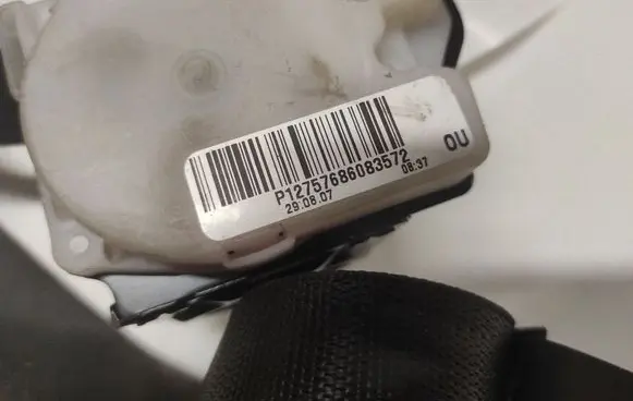 Saab 9-3 Ver2 Rear seatbelt P12757686083572 12757686