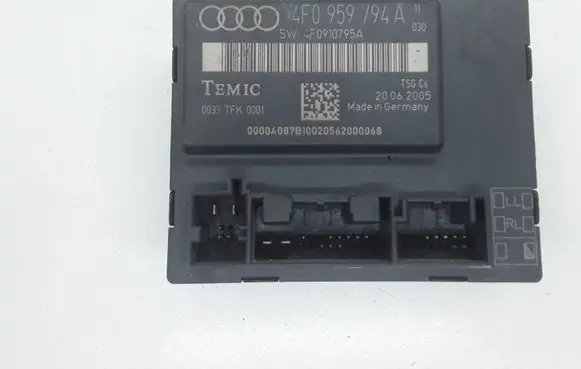 Audi A6 S6 C6 4F Door control unit/module 4F0959794A 4F0910795A 0033TFK0001