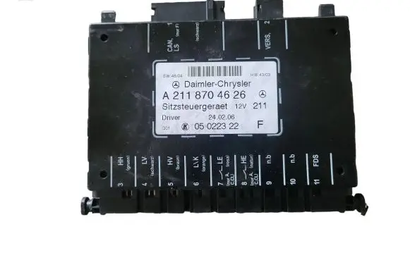 Mercedes-Benz C W203 Seat control module A2118704626