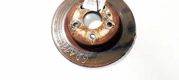 Opel Astra J Rear brake disc neventiliuojamas