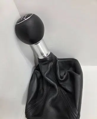 Audi A4 S4 B7 8E 8H Gear lever shifter trim leather/knob
