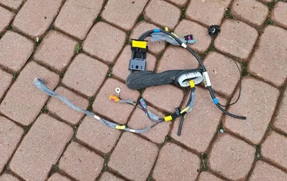 Opel Grandland X Tailgate/trunk wiring harness 9822087180
