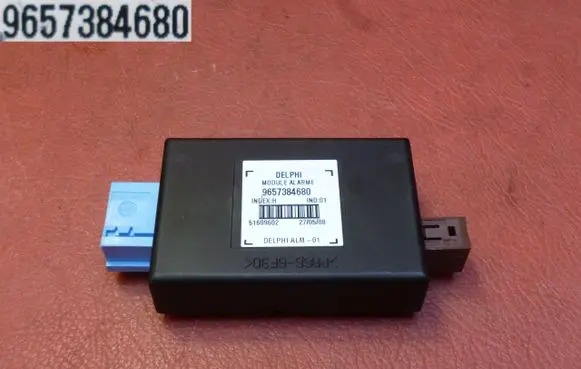 Peugeot 207 CC Alarm control unit/module 9657384680