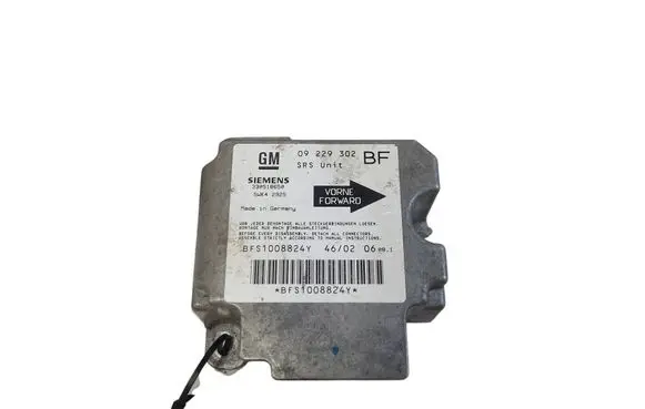 Opel Astra G Airbag control unit/module 09229302