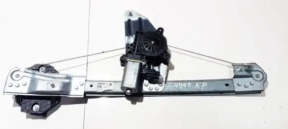 Sliding door window regulator with motor