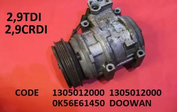 KIA Sedona Air conditioning (A/C) compressor (pump) 1305012000 0K56E61450