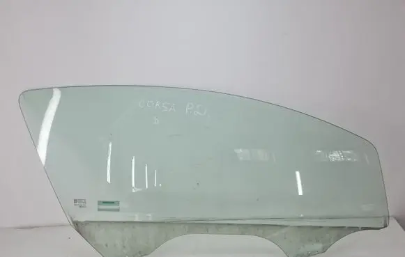 Opel Corsa D Front door window/glass (coupe) 